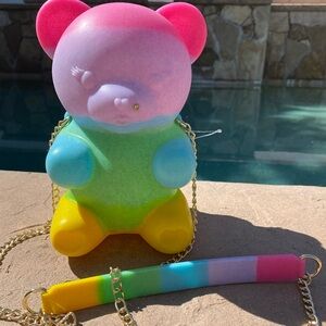 Betsey Johnson cross body gummy bear bag